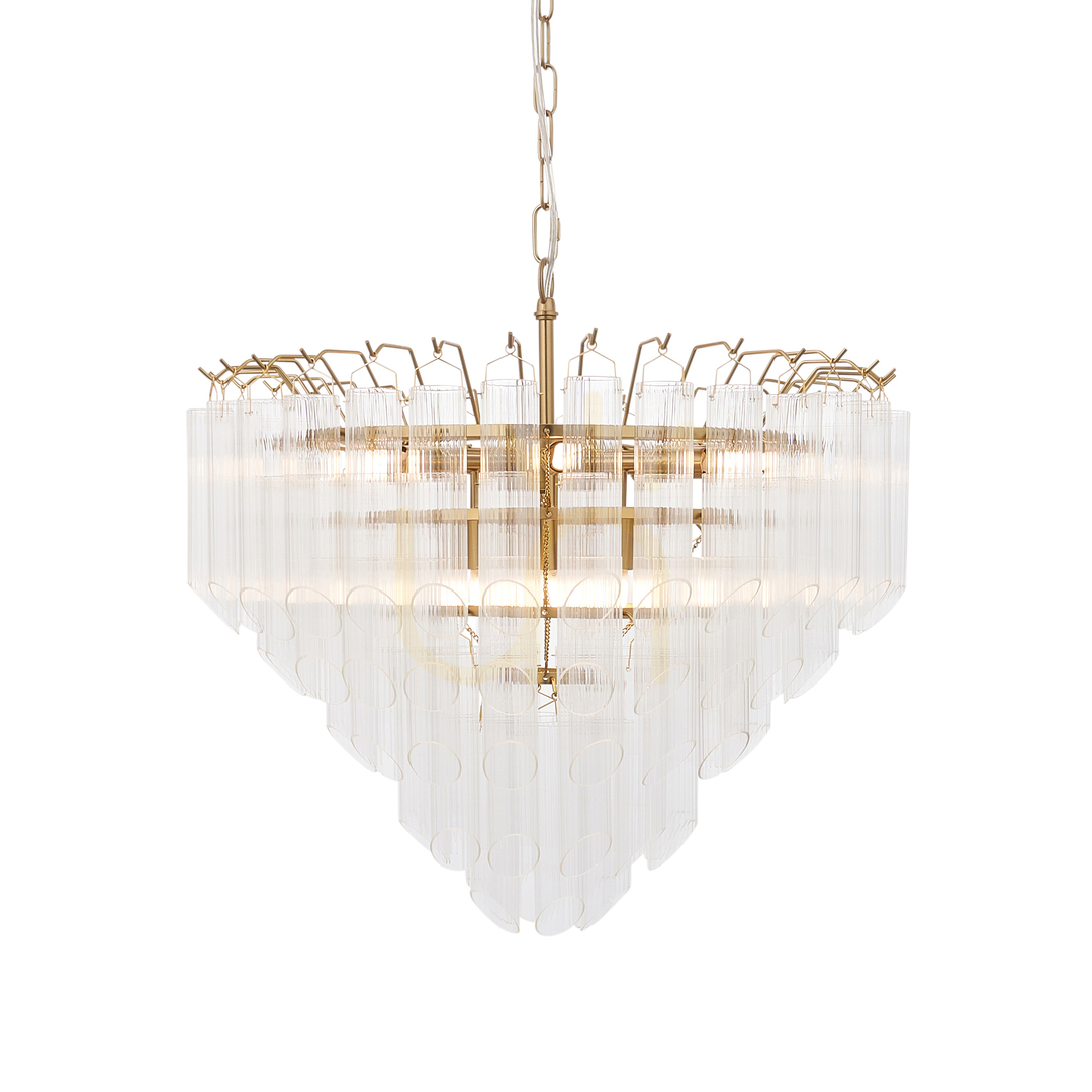 Sprawdź Lampa wisząca Toulouse mosiądz Endon 12xG9 50 cm Lampa wisząca Toulouse mosiądz Endon 12xG9 50 cm