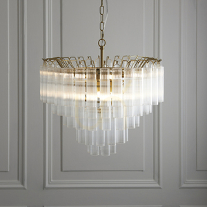 Lampa wisząca Endon Toulouse mosiądz, 12x G9, 50 cm 2 Lampa wisząca Endon Toulouse mosiądz, 12x G9, 50 cm small 2