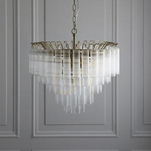 Lampa wisząca Endon Toulouse mosiądz, 12x G9, 50 cm 3 Lampa wisząca Endon Toulouse mosiądz, 12x G9, 50 cm small 3