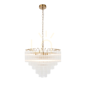 Lampa wisząca Endon Toulouse mosiądz, 12x G9, 50 cm 7 Lampa wisząca Endon Toulouse mosiądz, 12x G9, 50 cm small 7