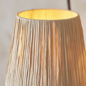 Lampa stojąca Endon Wriggle czarna 3xE14 stal naturalne włókno small 7