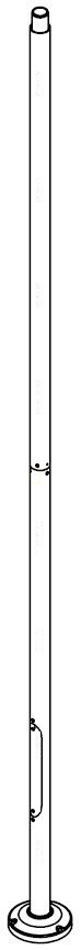 Sprawdź Maszt oświetleniowy NORLYS Lamppost czarny 400 cm 1277BL Maszt oświetleniowy NORLYS Lamppost czarny 400 cm 1277BL
