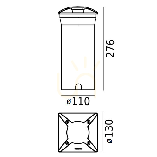 Sprawdź Lampa Najazdowa RENA NORLYS 1653GR Czarny GU10 3000K Norlys