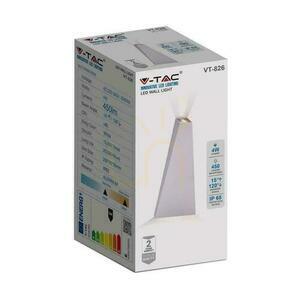 Kinkiet ścienny V-TAC 4W LED biały IP65 VT-826-W-N 3000K 450lm small 3