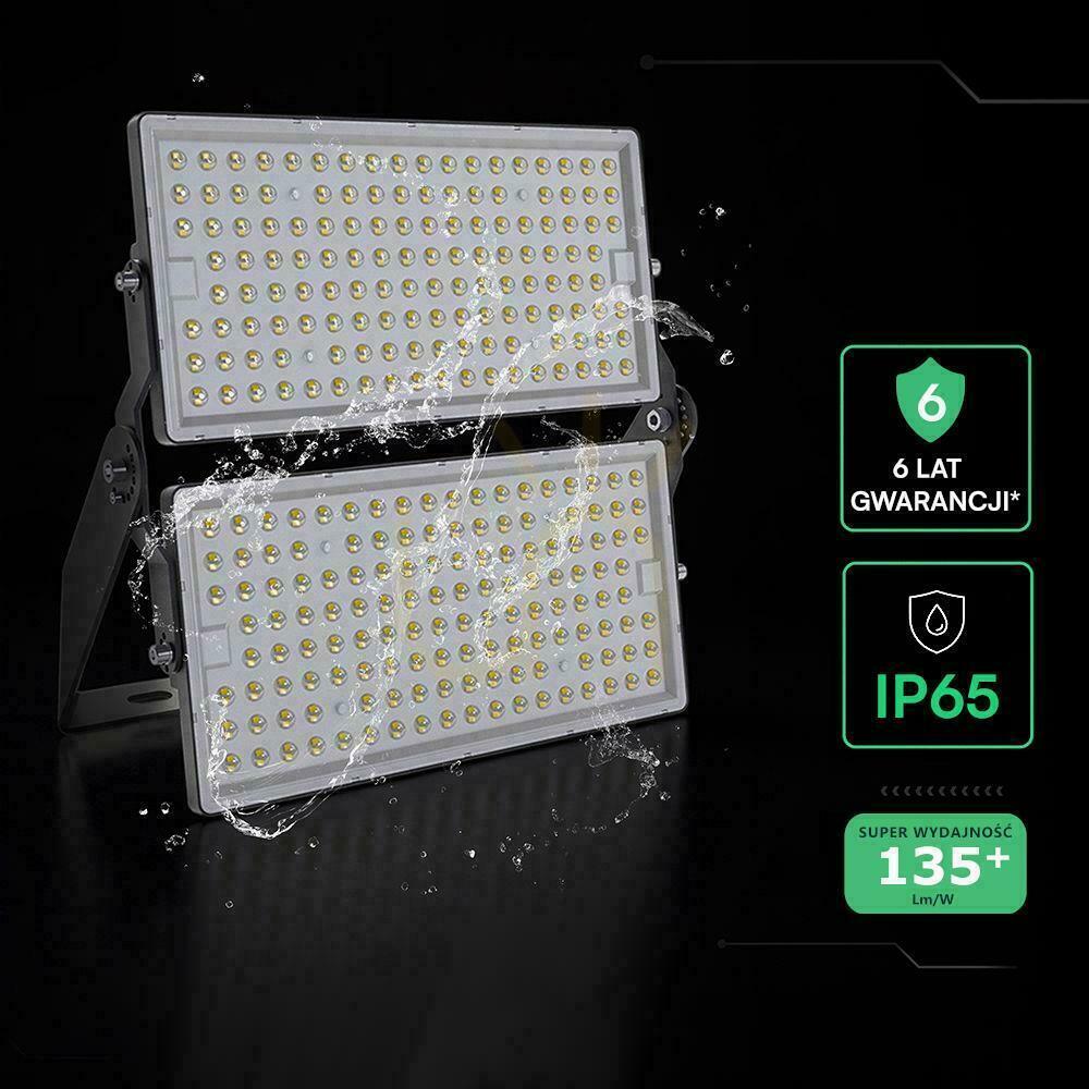 Pokaż Projektor LED V-TAC CREE CHIP 500W czarny IP65 135Lm/W VT-48500 6500K 67500lm 6 lat gwarancji Projektor LED V-TAC CREE CHIP 500W czarny IP65 135Lm/W VT-48500 6500K 67500lm 6 lat gwarancji