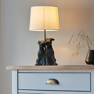 Lampa stołowa Endon Westie beżowa 43 cm E14 small 3