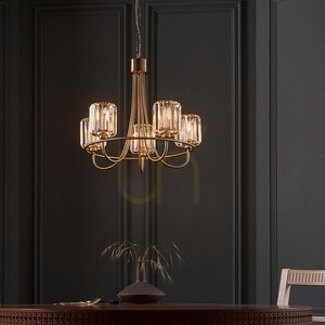 Lampa wisząca Endon Berenice mosiądz 5xE14 51 cm 3 Lampa wisząca Endon Berenice mosiądz 5xE14 51 cm small 3