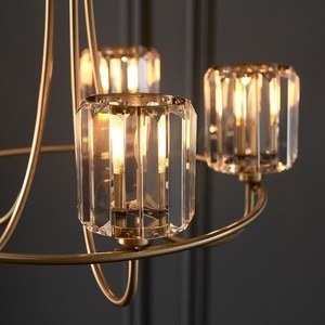 Lampa wisząca Endon Berenice mosiądz 5xE14 51 cm 6 Lampa wisząca Endon Berenice mosiądz 5xE14 51 cm small 6