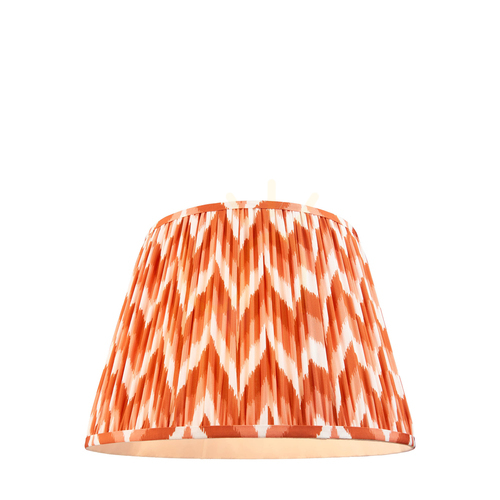 Sprawdź Abażur Endon Zigzag pomarańczowy tkanina E27 40 cm