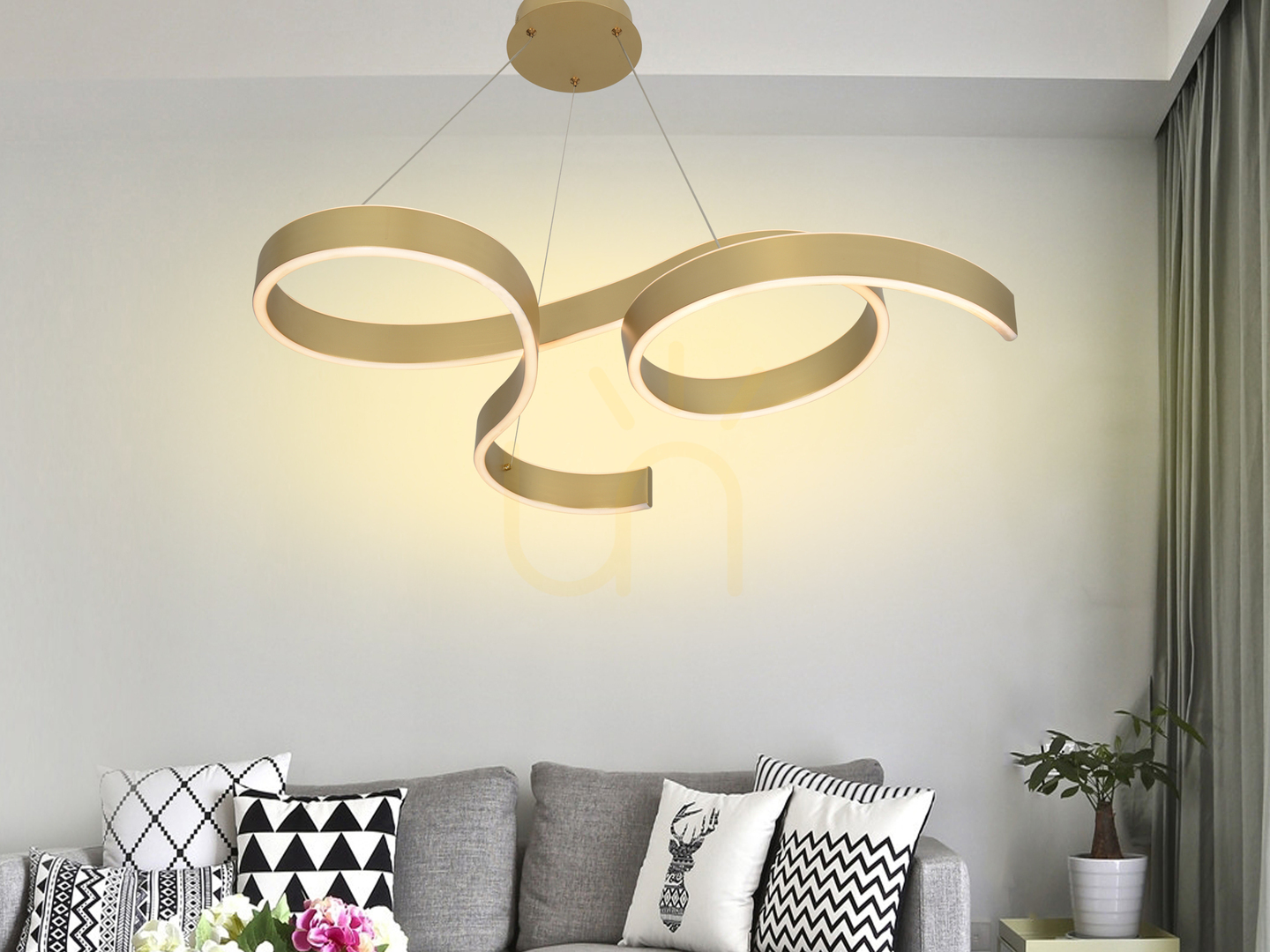 Wyświetl Lampa wisząca LED wstążka MARTIALO 6213-0115 Aviano Lampa wisząca LED wstążka MARTIALO 6213-0115 Aviano