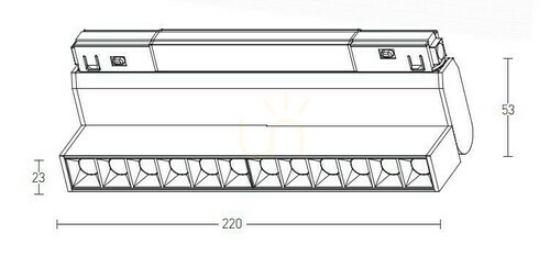 Sprawdź Grille Lamp 12W 3000k Black Dimmable ZAMBELIS