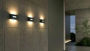 Kinkiet zewnętrzny LED Lutec Arteo 12W grafitowy 5117002454 small 3