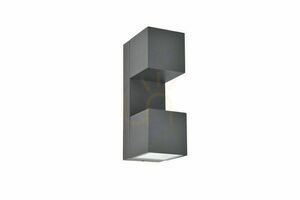 Kinkiet zewnętrzny Lutec FARI 5117401118 LED 10W grafitowy aluminiowy IP54 small 1