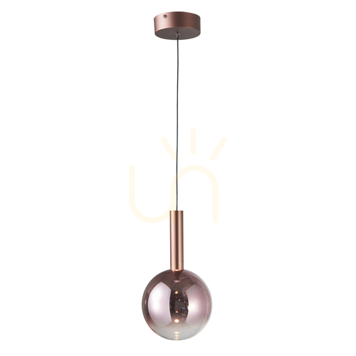 Sprawdź Lampa Wisząca Italux Camino LED Miedziana 20 cm PND-24038-1A-COPP