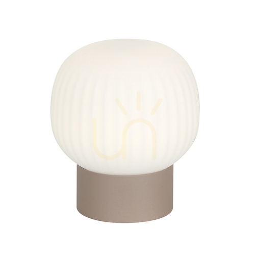 Sprawdź Lampa biurkowa Italux Montes LED 6 W brązowa ze szkłem mlecznym 15 cm TB-02217-1-BRO