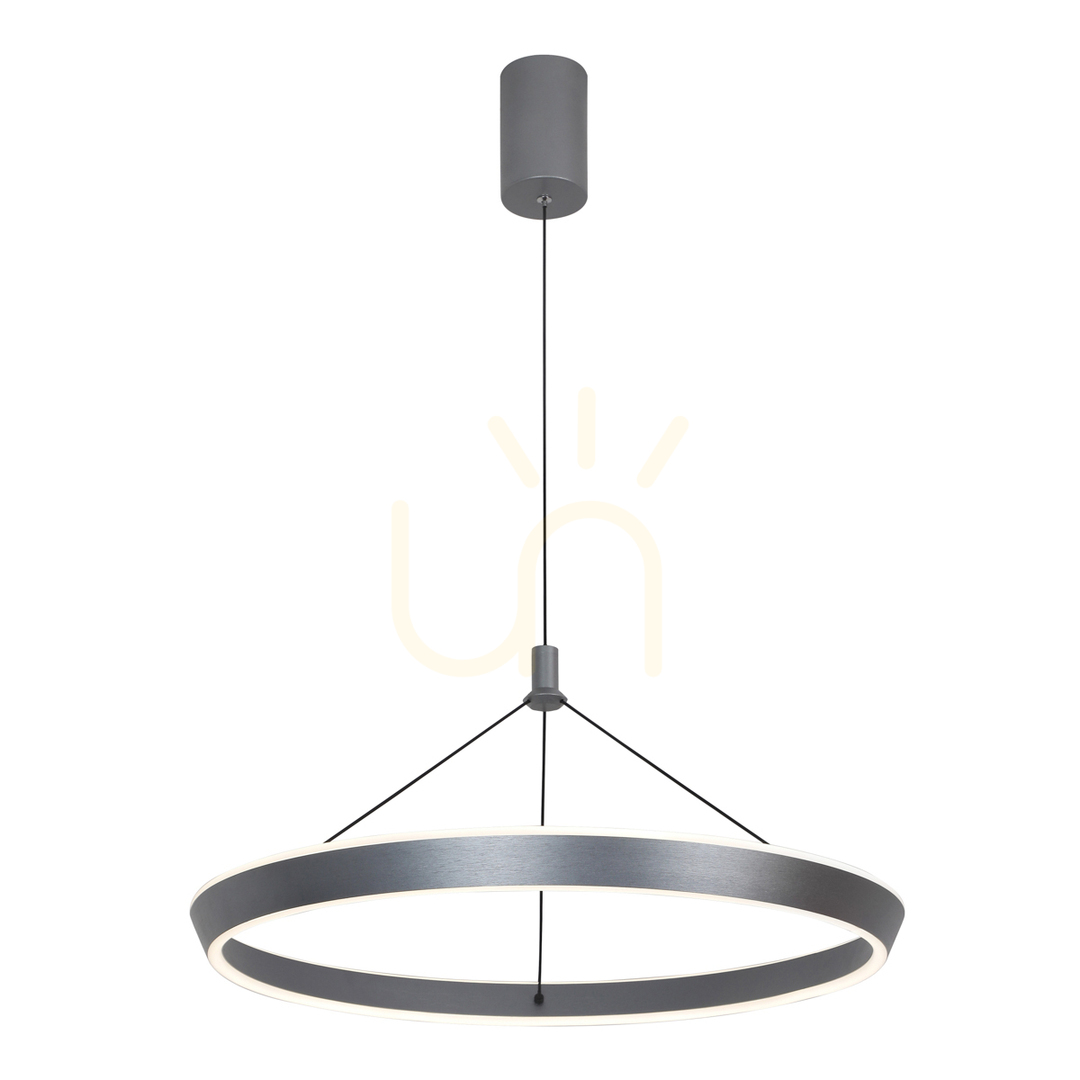 Sprawdź Lampa Wisząca Italux Ottana LED Szara 60 cm PND-64739-M-GR Lampa Wisząca Italux Ottana LED Szara 60 cm PND-64739-M-GR