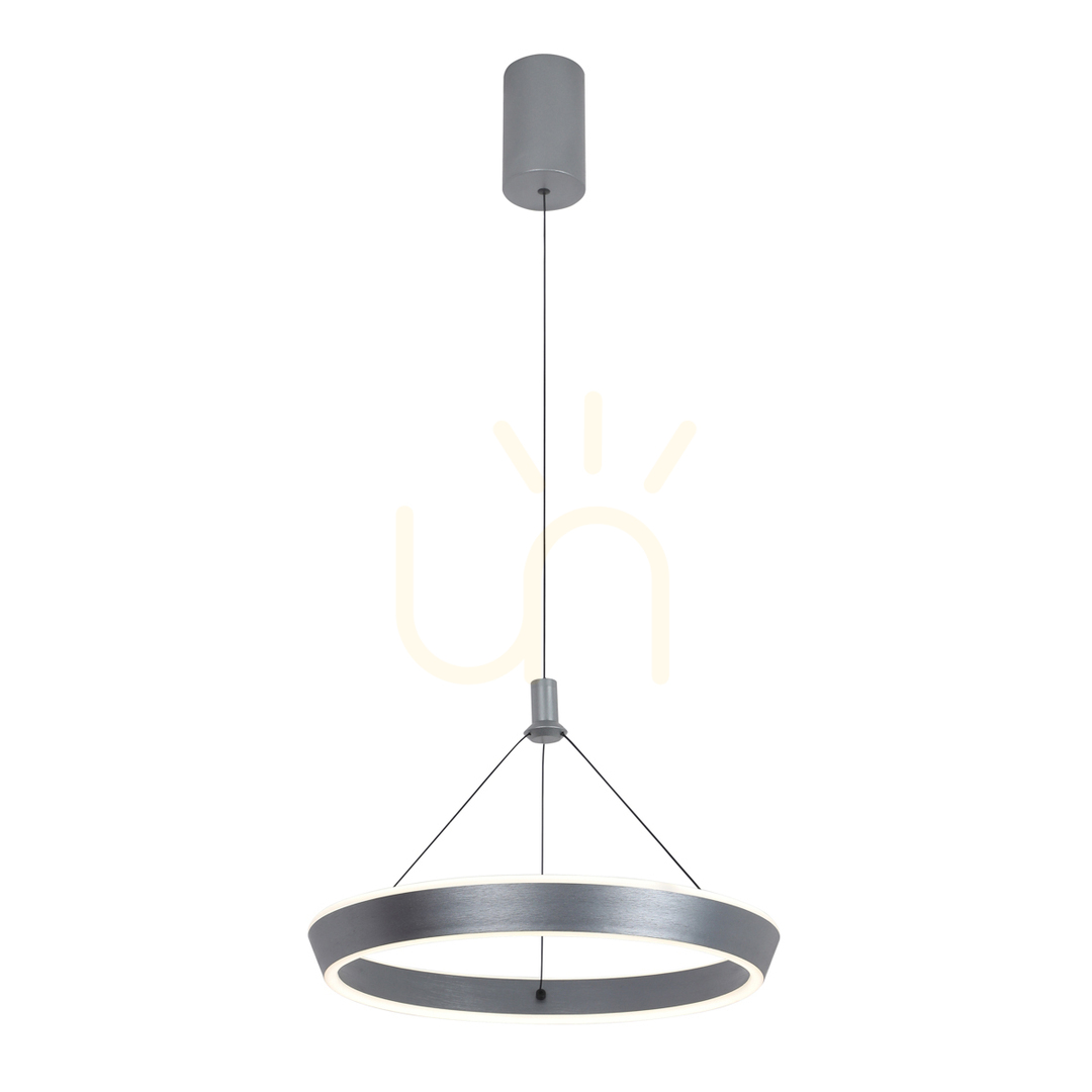 Sprawdź Lampa Wisząca Italux Ottana LED Szara 40 cm PND-64739-S-GR Lampa Wisząca Italux Ottana LED Szara 40 cm PND-64739-S-GR