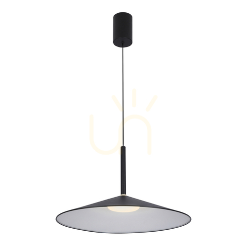 Sprawdź Lampa wisząca Italux LED czarna akryl 47,5 cm PND-01510-L-BK