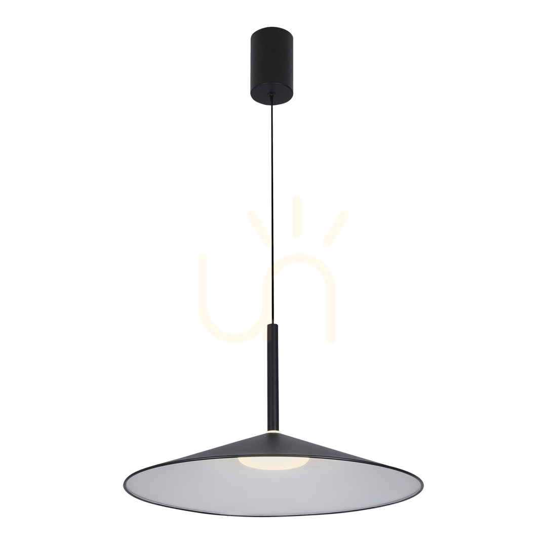 Sprawdź Lampa wisząca Italux LED czarna akryl 47,5 cm PND-01510-L-BK Lampa wisząca Italux LED czarna akryl 47,5 cm PND-01510-L-BK