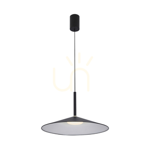 Lampa Wisząca Italux Sardena LED Czarna 38 cm PND-01510-S-BK small 0