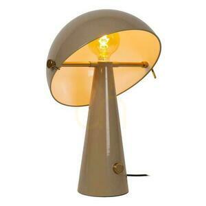 Lampa stołowa Lucide Barone beżowo-złota metalowa retro 38 cm 65502/52/41 small 1
