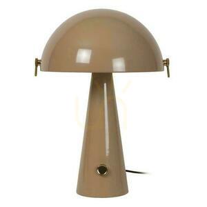 Lampa stołowa Lucide Barone beżowo-złota metalowa retro 38 cm 65502/52/41 small 2