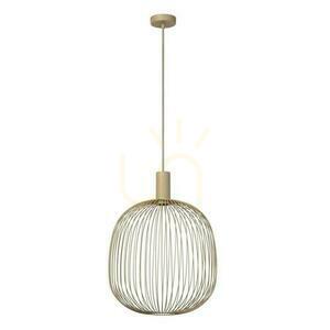 Lampa wisząca Lucide Esterel beżowa metalowa 40 cm 21446/40/41 small 2