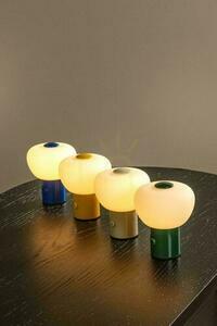 Lampa stołowa Lucide GUSTAV niebieska LED USB dotykowa szkło 8 cm 44521/01/35 small 5