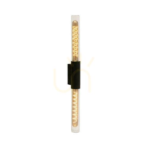 Sprawdź Kinkiet zewnętrzny Lucide PILAR czarny aluminiowy IP54 2xE27 62 cm 63800/02/30