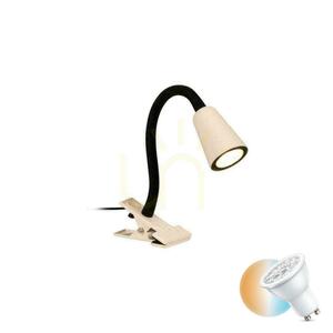 Lampka z klipsem Lucide JASPER kremowa 1×GU10 65206/11/38 small 0