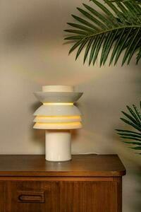Lampa stołowa Lucide Yindra beżowa metalowa retro 65503/01/38 small 4