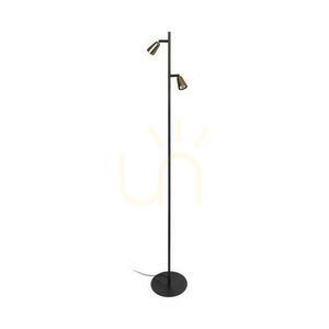 Lampa podłogowa Lucide TIANA beżowa czarna metalowa GU10 2-punktowa small 2