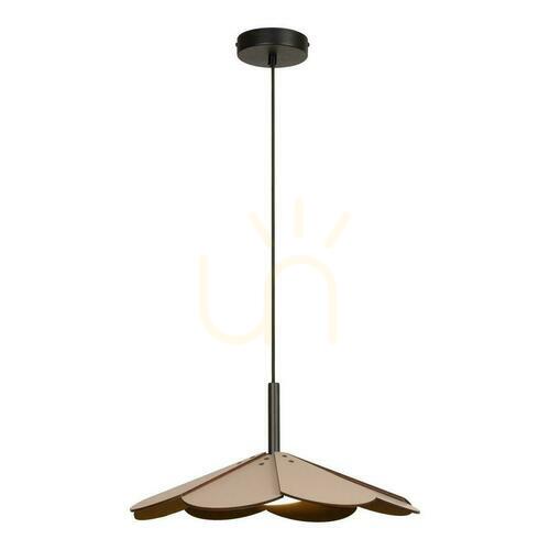 Sprawdź Lampa wisząca Lucide BLOMSTER beżowa drewniana LED 47 cm 77493/07/41
