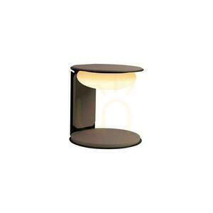 Lampa stołowa Lucide ALINDA beżowa drewniana LED 9W USB 20 cm small 1