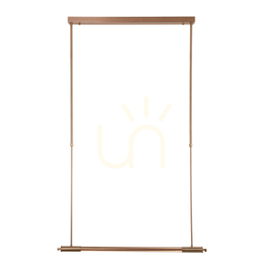 Lampa wisząca Max Light Flusore P0659D miedź szczotkowana LED 12W 3000K small 0