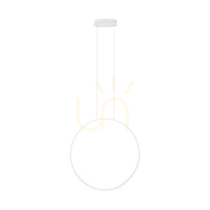Lampa wisząca Max Light Visual P0651 biała LED 22W 60 cm 3000K small 0