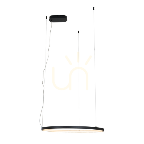 Sprawdź Lampa wisząca Max Light Visual P0656 czarna LED 22W 3000K 60 cm