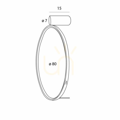 Sprawdź Kinkiet Max Light Visual W0436 biały LED 28W 3000K 80 cm