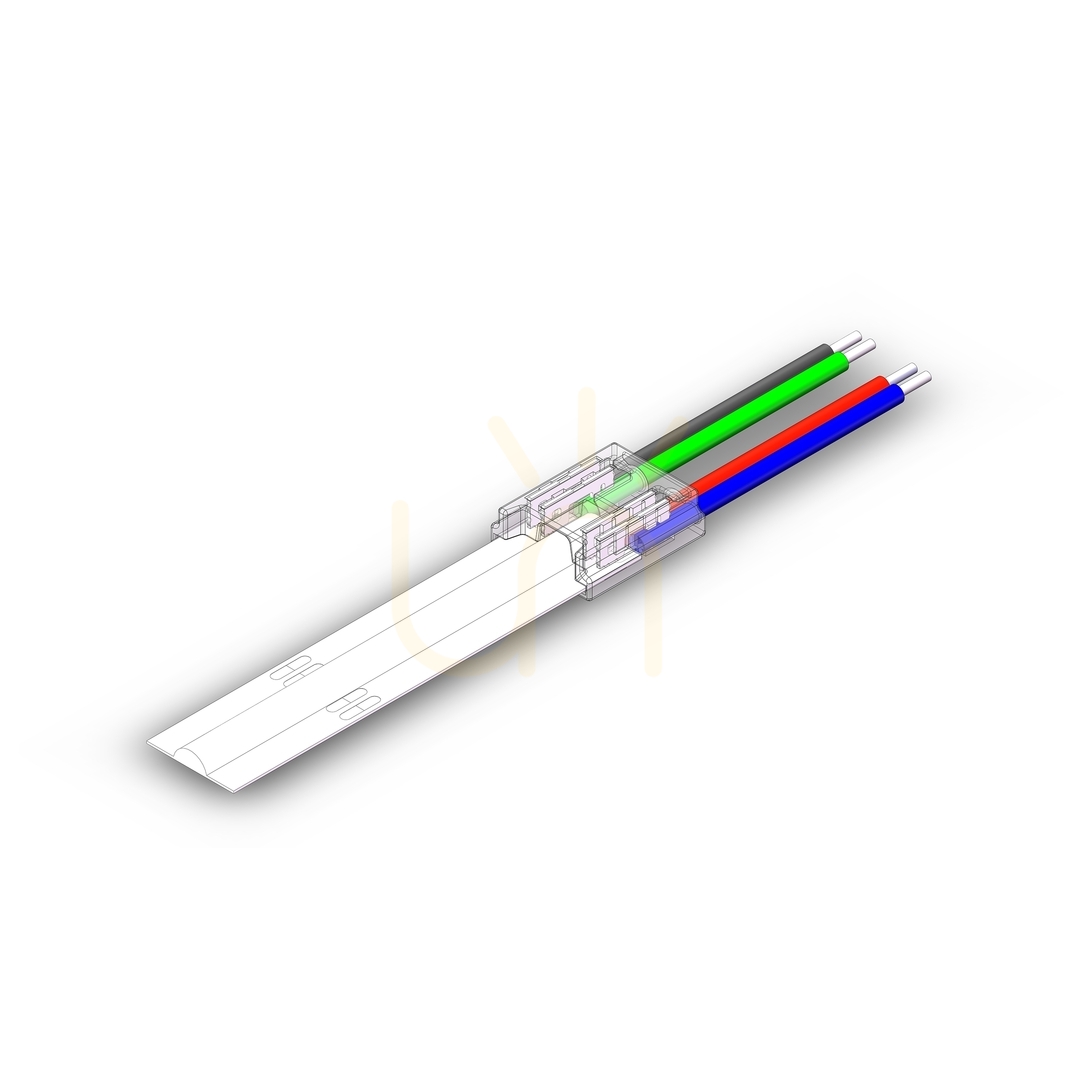 Zobacz Konektor P K Cob RGB 10mm Konektor P K Cob RGB 10mm
