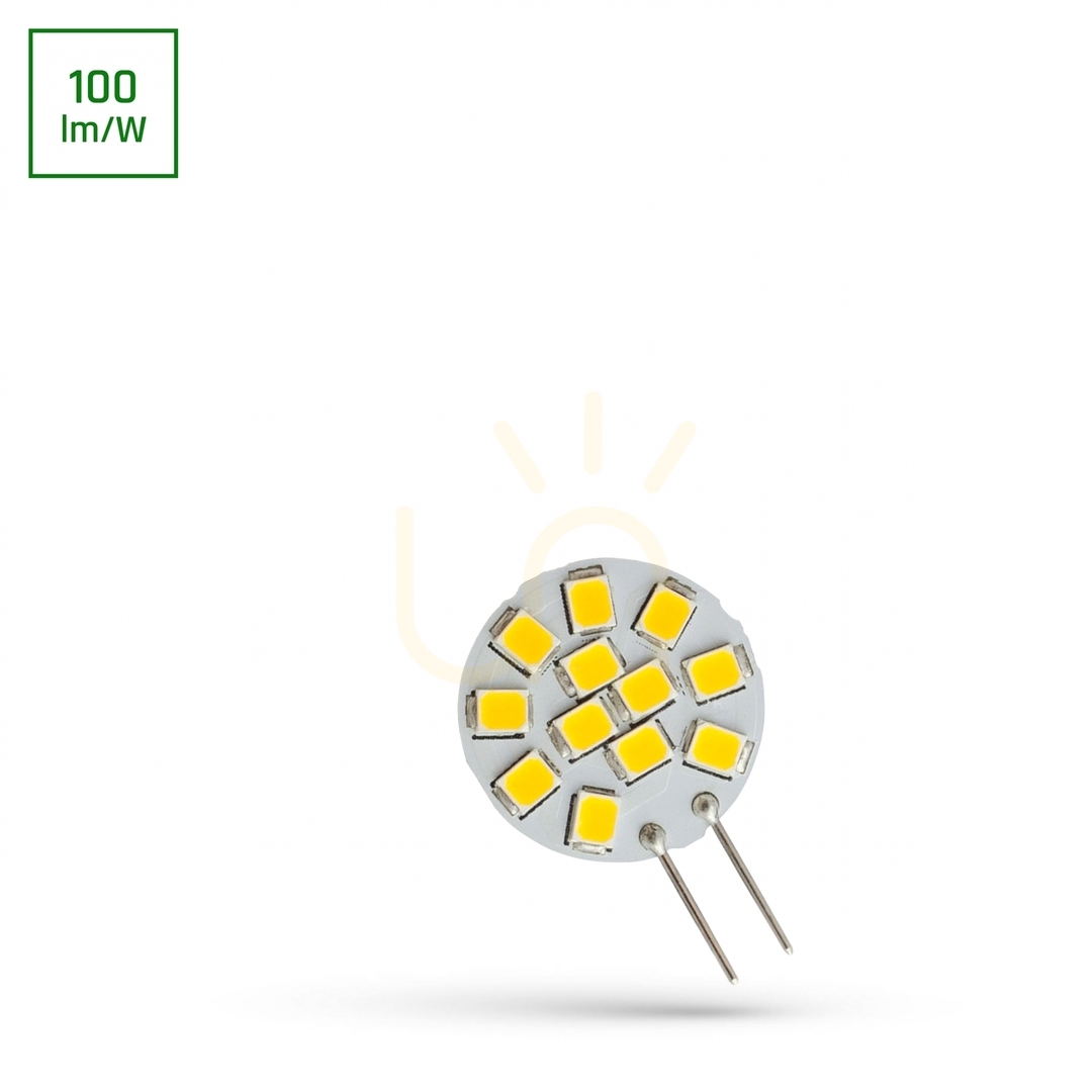 Sprawdź Żarówka LED G4 12V 1.2W WW 20mm Spectrum Żarówka LED G4 12V 1.2W WW 20mm Spectrum
