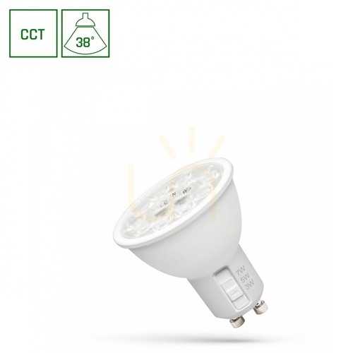 Sprawdź Żarówka LED GU10 SpectrumLED CCT 3/5/7W 230V 38° 2700/4000/6000K