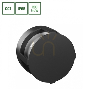 Kinkiet Zewnętrzny Verto Round Cup 10W CCT 230V IP65 170 X110mm Czarny small 0