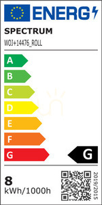 Pasek LED Cob 24V 528 15 W/M 1340lm/M NW 10mm IP20 5 LAT 5m Roll small 3