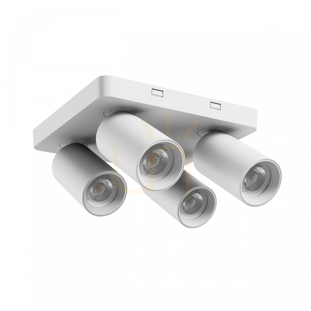 Sprawdź Reflektorek MADARA Altro Square 4x GU10 230V IP20 220 X220 X134mm Biały Reflektorek MADARA Altro Square 4x GU10 230V IP20 220 X220 X134mm Biały