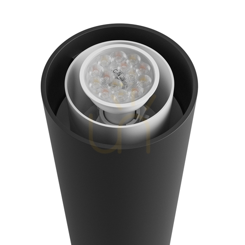 Sprawdź Lampa Zewnętrzna Stojąca Stella Column GU10 6W CCT 230V 270 St IP44 Ik08 175 X722mm Czarny Okrągła