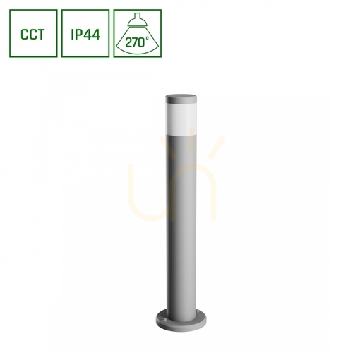 Sprawdź Lampa Zewnętrzna Stojąca Stella Column GU10 6W CCT 230V 270 St IP44 Ik08 175 X722mm Szary Okrągła