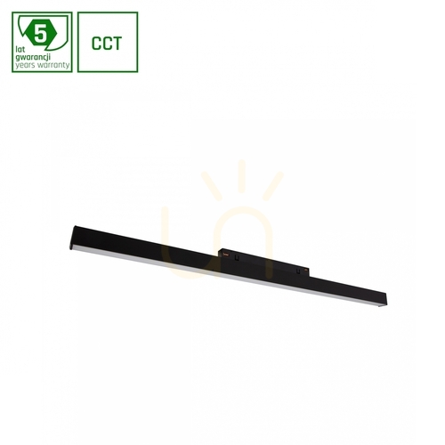 Sprawdź Lampa do Szynoprzewodów System Shift Smart Linem Oprawa Liniowa 602x23x42mm 18W 100st Czarny CCT/Dim 5 Lat Gw.