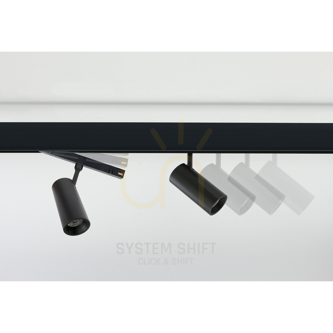 Obejrzyj Reflektor do Szynoprzewodów System Shift Smart Spotm Oprawa Kierunkowa 44x100x145mm 10W 24st Czarny CCT/Dim 5 Lat Gw. Reflektor do Szynoprzewodów System Shift Smart Spotm Oprawa Kierunkowa 44x100x145mm 10W 24st Czarny CCT/Dim 5 Lat Gw.