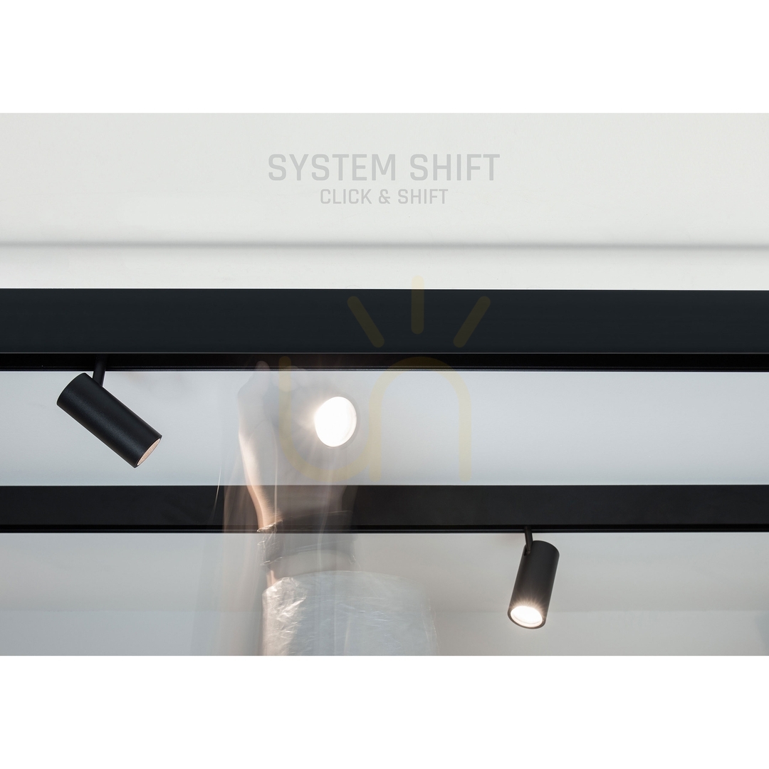 Wyświetl Reflektor do Szynoprzewodów System Shift Smart Spotm Oprawa Kierunkowa 44x100x145mm 10W 24st Czarny CCT/Dim 5 Lat Gw. Reflektor do Szynoprzewodów System Shift Smart Spotm Oprawa Kierunkowa 44x100x145mm 10W 24st Czarny CCT/Dim 5 Lat Gw.