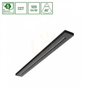 Belka Oświetleniowa Wld Plank 20 W/30 W/40W CCT 230V 40° IP20 1200 X100 X25 Czarny small 0